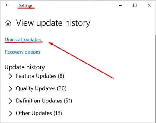 uninstall-updates