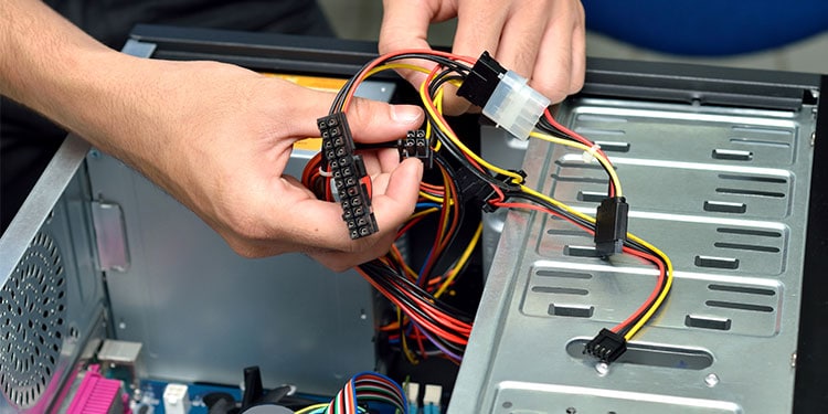 Seeing an Orange Light on Motherboard? Here’s What it Means 6 unpluging-cables