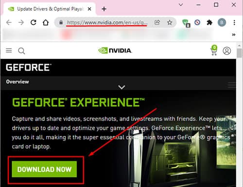 update-geforce-experience