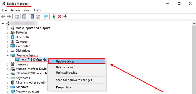 HDMI Port Not Working on PC: 8 Ways to Fix 4 update-graphics-driver
