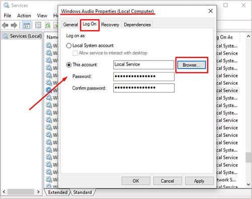 windows-audio-properties-log-on-tab