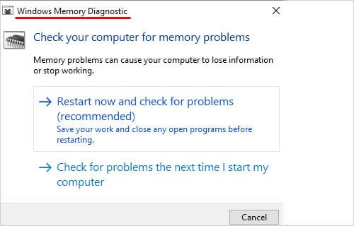 windows-memory-diagnostic