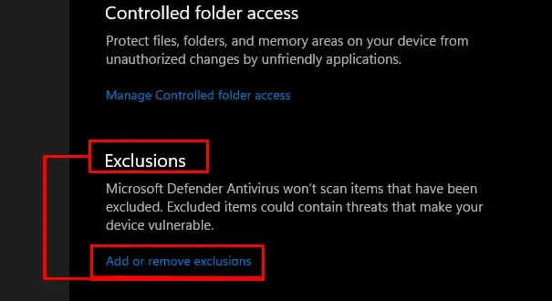 Add-or-remove-exclusion