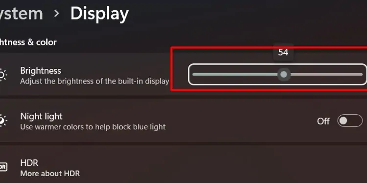 Brightness