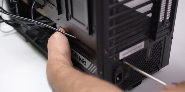 How To Fix VGA Lights on Motherboard 1 Checking PSU
