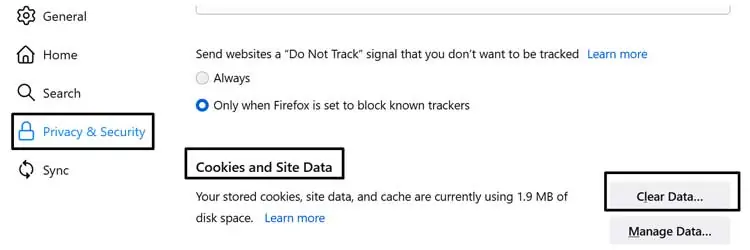 How to Clear Cache on Windows 35 Clear-Data-on-firefox
