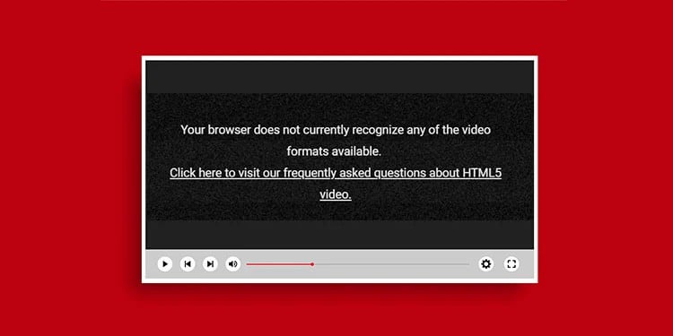 How to Fix HTML5 Video Not Found