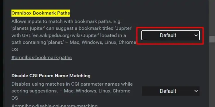 Omnibox-bookamrk-path