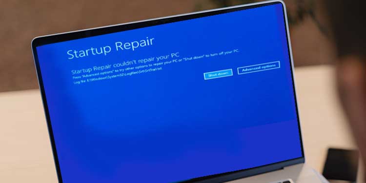 Startup Repair Couldnt Repair Your PC 1