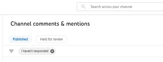 comments held for review