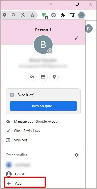 Google Chrome Not Saving Passwords - 13 Ways To Fix It 37 add-new-profile