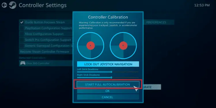 auto-calibration