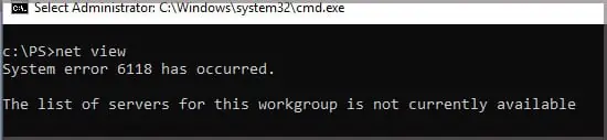 c-prompt-netview-error