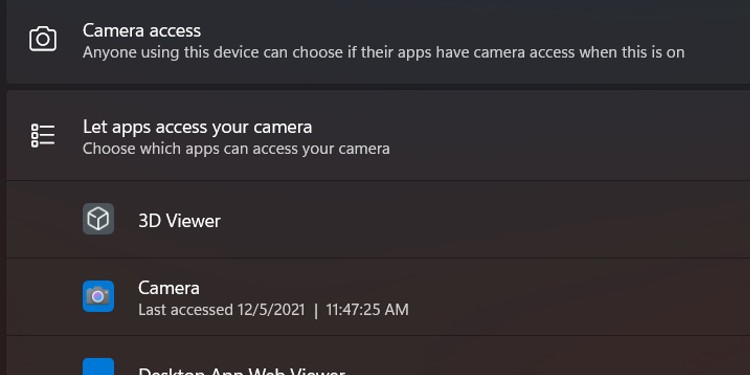 camear access