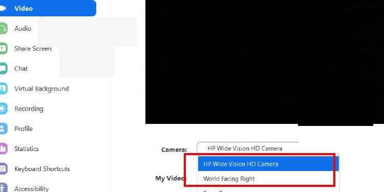 choose camera