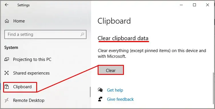 clear-clipboard-data