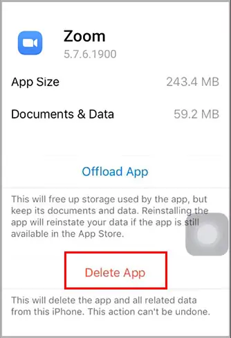 delete-zoom-app-cache-on-iphone