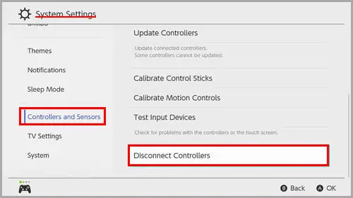 disconnet-controllers