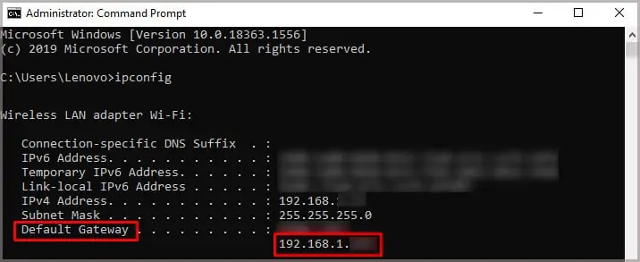 find-ip-on-default-gateway