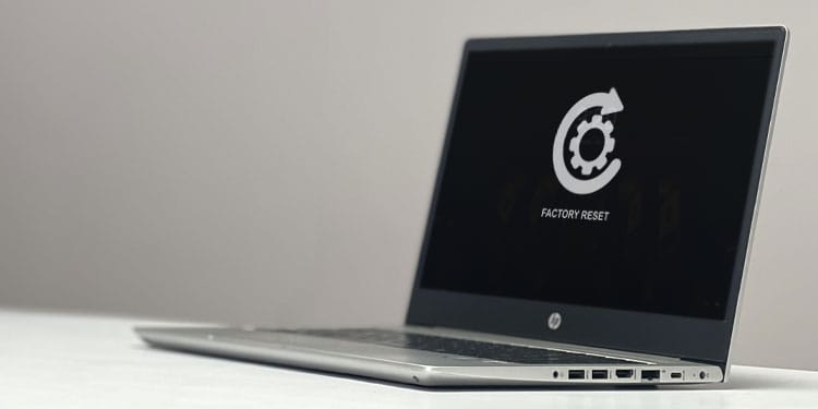 how to factory reset hp laptop