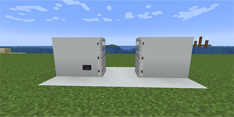 iron door automatic opened