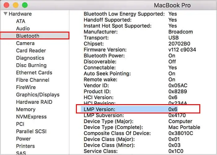 lmp-version-in-mac
