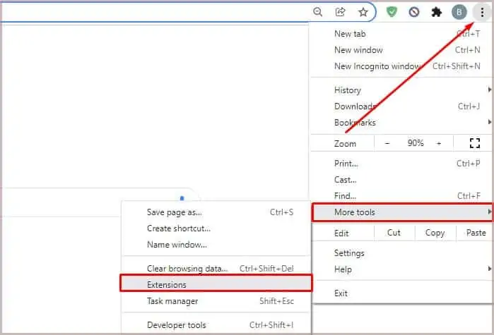 Google Chrome Not Saving Passwords - 13 Ways To Fix It 39 more-tools-extension