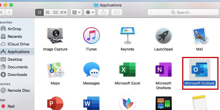 outlook on mac