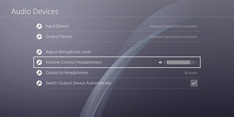 ps4 mic audio settings ps4 mic audio settings