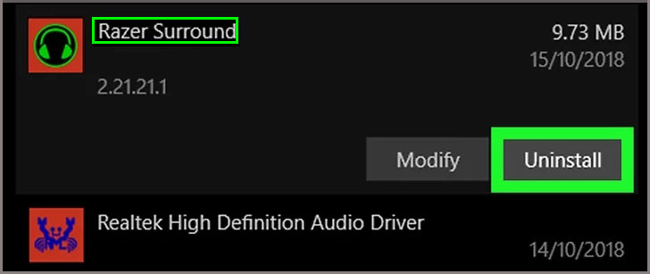 razer-sound-uninstall