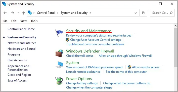 security-and-maintainance