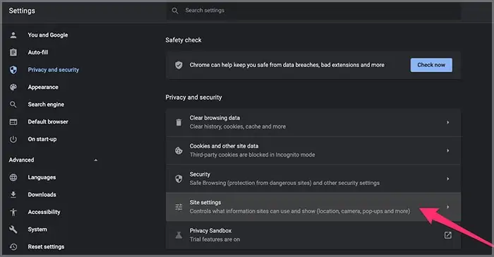 site-settings