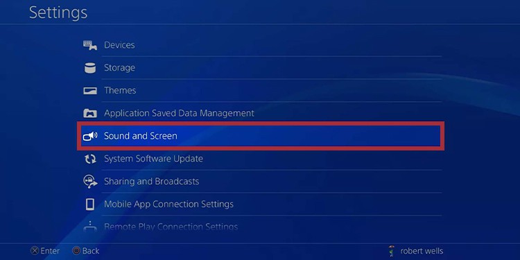 ps4 sound and screen settings ps4 sound and screen settings