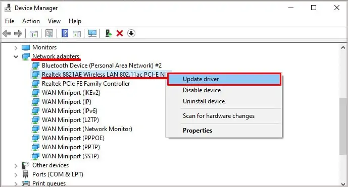 update-wireless-network-driver