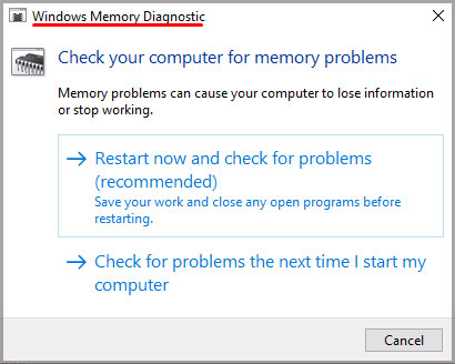 windows-memory-diagnostics