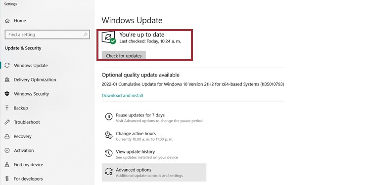Outlook Stuck On Loading Profile? Here's How To Fix It 11 windows update 3