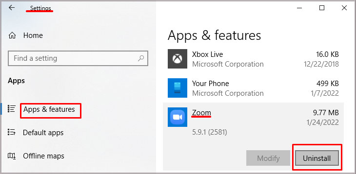 zoom-uninstall