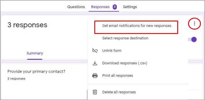 get-email-notifiaction-for-new-responses