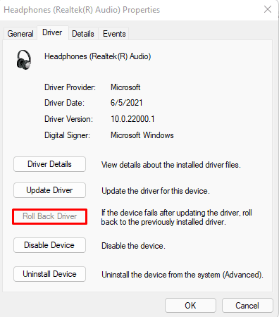 rollback driver