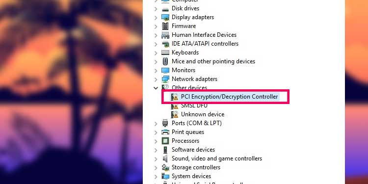 pci encryption decryption controller driver windows 7 download