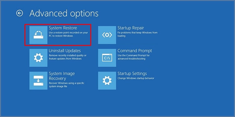 System-restore