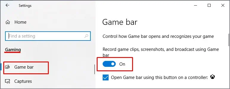 Toggle-on-gam-ebar