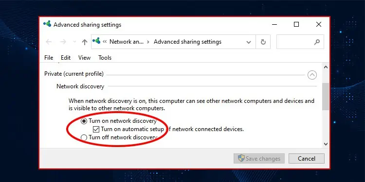 How to Turn on Network Discovery