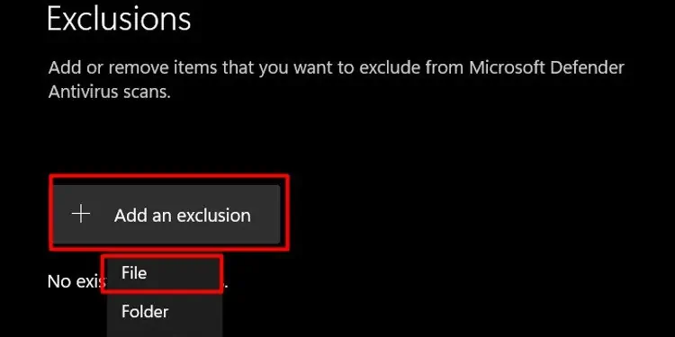 add-exclusion