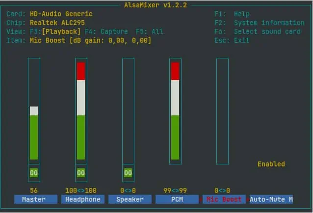 alsamixer-linux-sound-settings