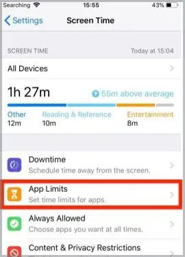 app-limits