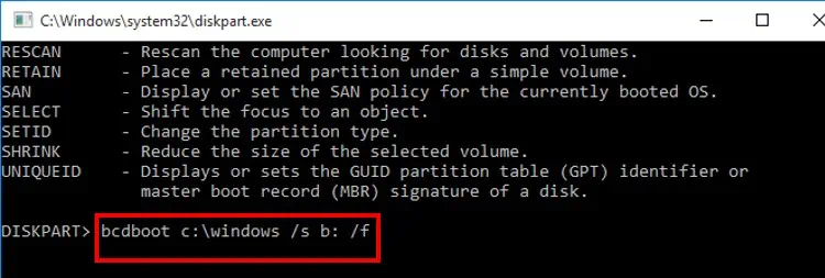 How to Fix Reboot and Select Proper Boot Device 29 bcdboot