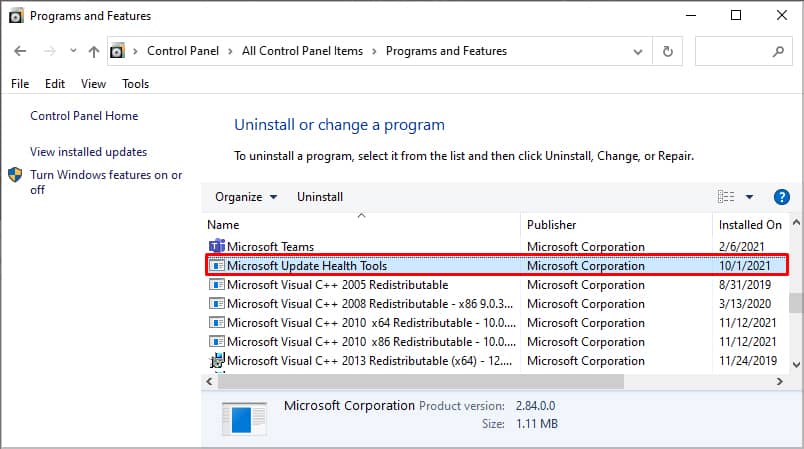 What is Microsoft Update Health Tools? Do You Really Need It 1 check-for-microsoft-update-health-tools