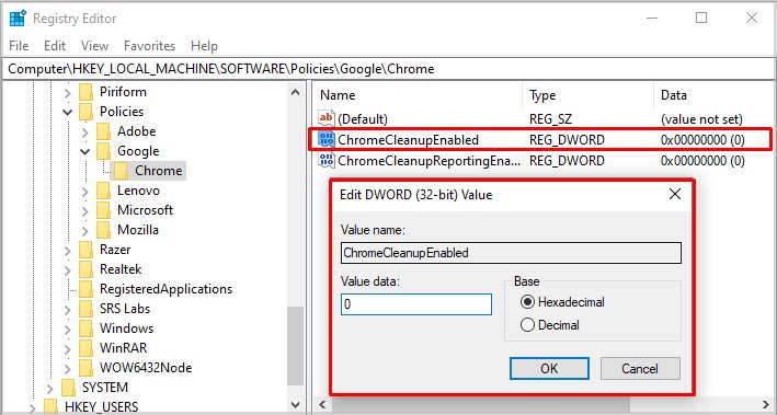 chromecleaupenabled-set-value-to-0