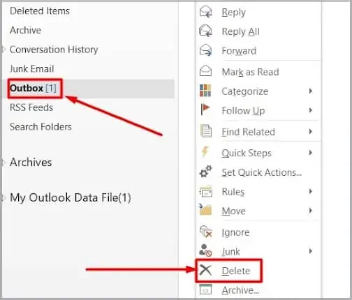 click-on-outbox-and-delete